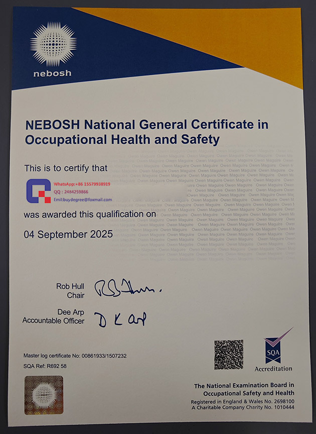 2025 NEBOSH Occupational Safety Certificate Samples