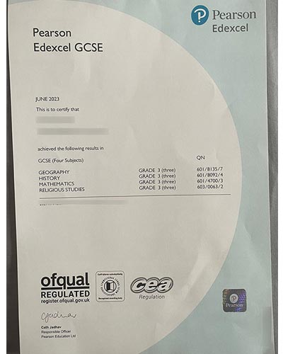 Where Can I Buy Pearson Edexcel GCSE Certificate?