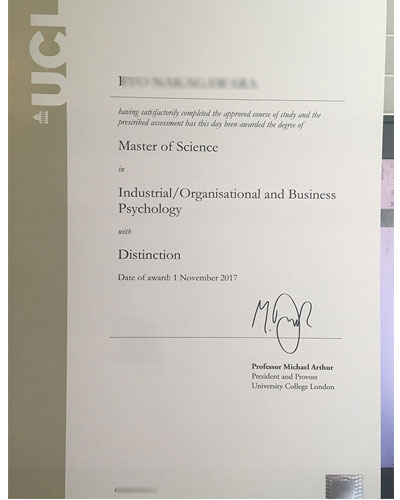 How much does it cost to order the UCL degree onlin