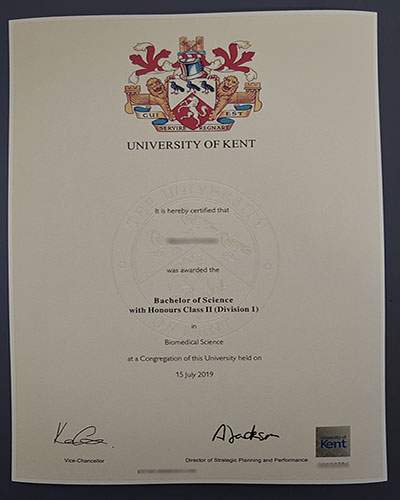 How do I get my University of Kent diploma degree c