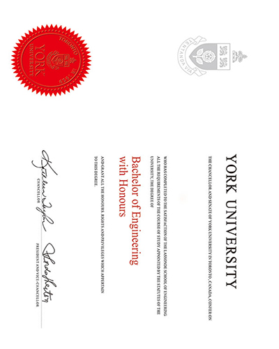 How to obtain a certificate from York University?