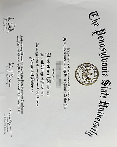 Earn a certificate from Penn State University onlin