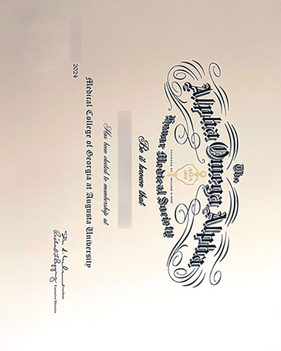 How to purchase an Alpha-Omega-Alpha certificate