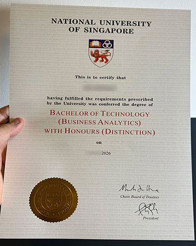 Can I purchase a NUS degree certificate online?