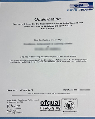 How do I get my EAL Level 3 NVQ certificate?