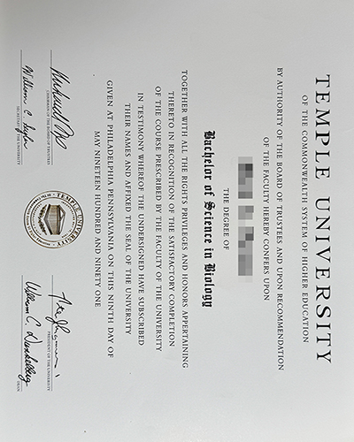 Purchase a Temple University certificate or diploma