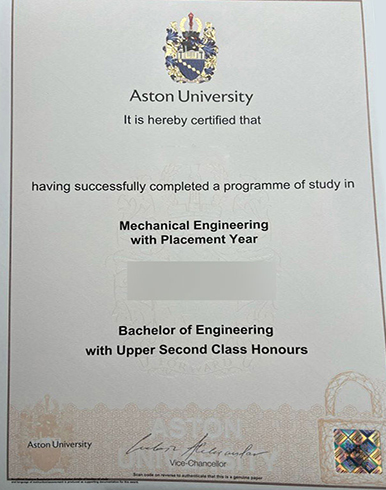 How to obtain a graduation certificate from Aston U