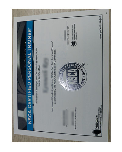 Buy fake NSCA certificate online