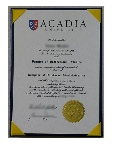 Buy fake Acadia University degree Certificate-Where