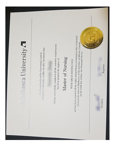Buy Fake Athabasca University Degree certificate In Nursing Online