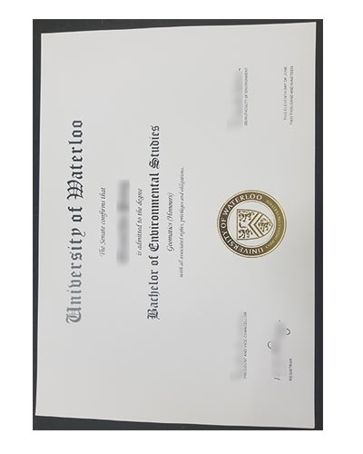 Fake UW Certificate sample-Buy Fake University of Waterloo bachelor degree