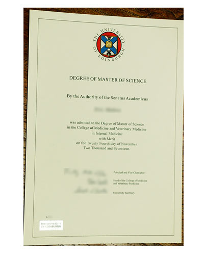 How much a copy of Edinburgh university fake degree certificate