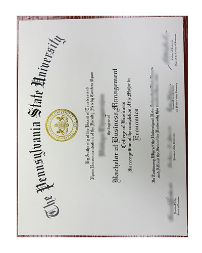 Fake PSU Degree Certificate-Buy Fake University of 