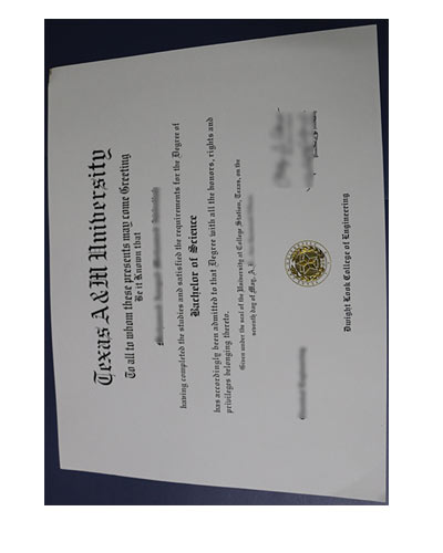 Where To Order A Fake Texas A&M University Diploma Certificate