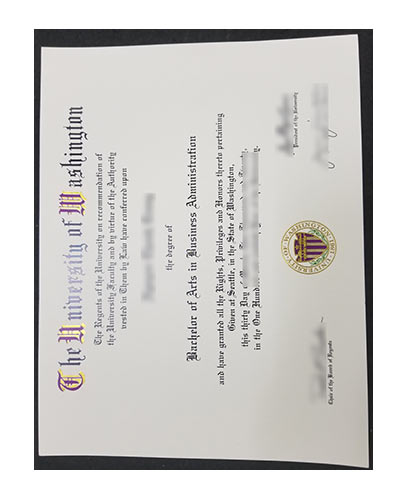 Buy Fake University of Washington Degree Certificate