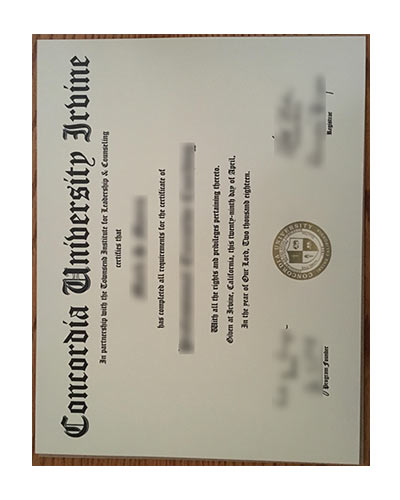 How do i buy Fake Concordia University Irvine diploma Certificate