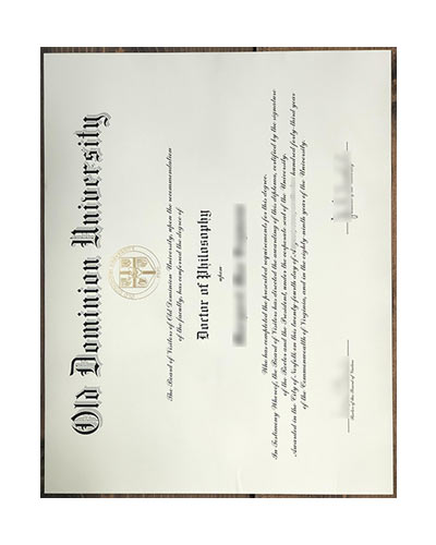 Where To Buy Old Dominion University Degree,Fake ODU Certificate