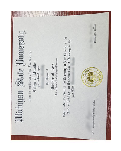 Buy fake MSU Diploma-Order Michigan State University Degree Certificate