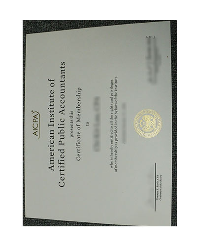 Replica AICPA certificate-How To buy fake American Institute of Certified Public Accountants fake cer