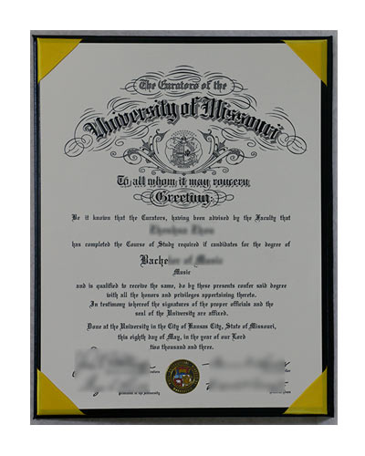 Fake MU Certificate-How much to order University of Missouri degree