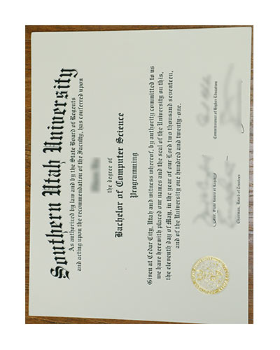 Buy fake SUU Diploma-Order fake Southern Utah University degree Certificate Online