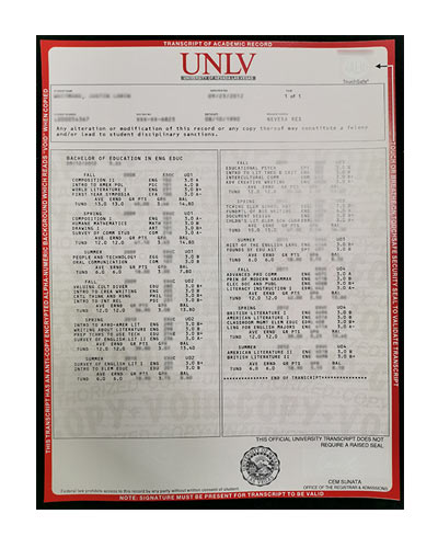 Buy UNLV Transcript-Where can Buy UNLV Transcript certificate