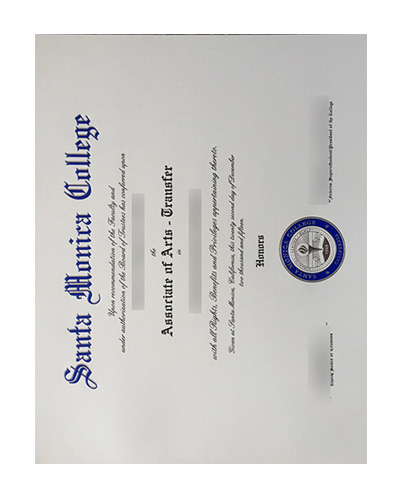fake SMC diploma certificate-How to buy fake Santa Monica College degree