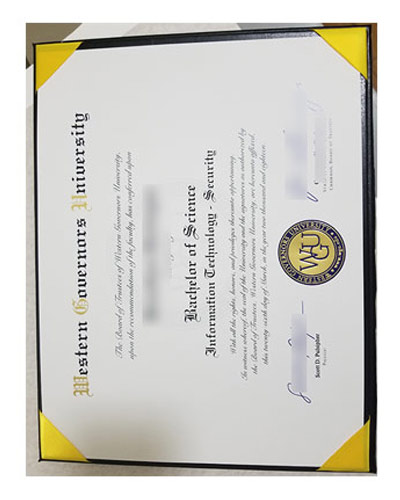 Buy fake WGU Diploma-How To Buy Western Governors University degree certificate