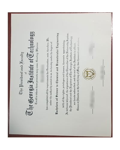 where can buy Georgia Institute of Technology degree certificate