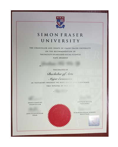 Where can I buy a fake SFU diploma-Simon Fraser University Degree Sample