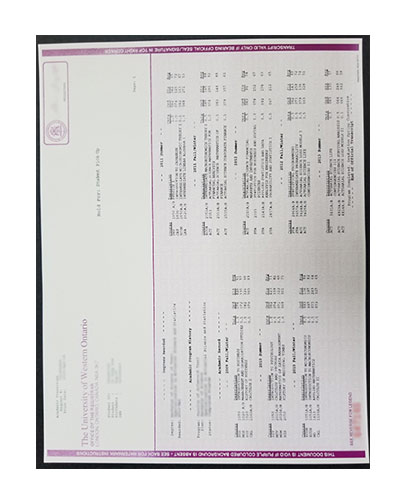 UWO Transcsipt Sample-How to buy fake UWO Transcsipt online