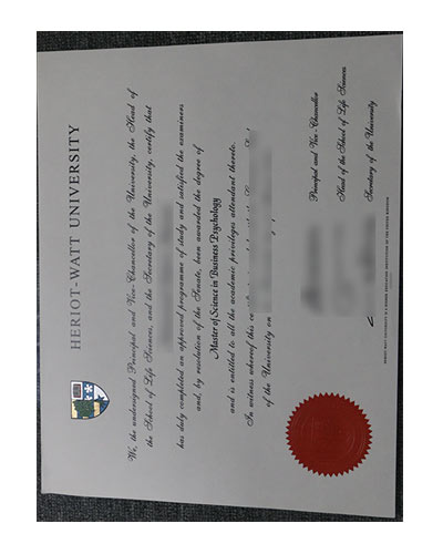 how much to buy fake Heriot-Watt University Degree Certificate 