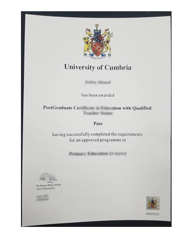 Where Can Buy Fake University of Cumbria degree certificate Online