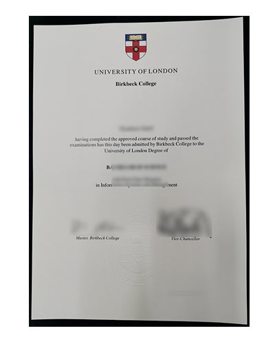 Buy fake Birkbeck, University of London degree Certificate Online