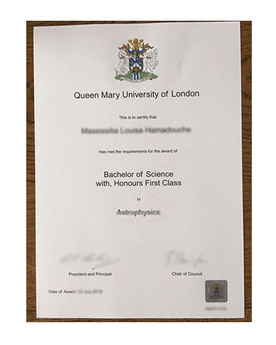 How much does it cost to buy a fake Queen Mary University degree