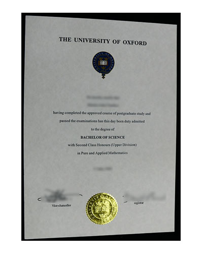 The fastest way to get fake University Of Oxford certificate