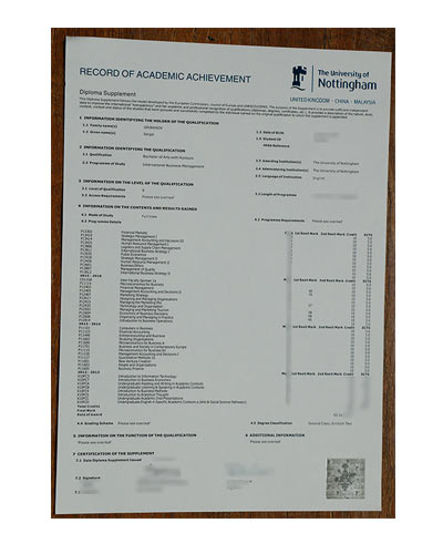 Where To Buy Fake University Of Nottingham Transcript Online