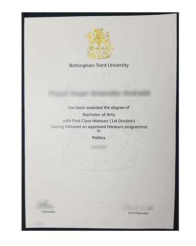 Hao to buy fake Nottingham Trent University Degree Certificate