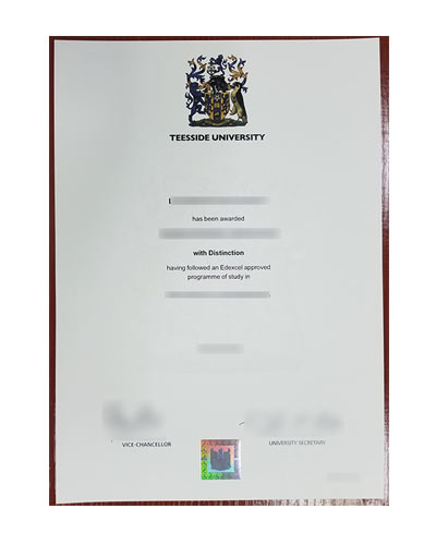 Where Can Buy Teesside University bachelor fake degree Certificate