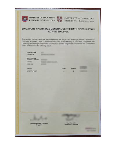 How much does it cost to buy a fake Singapore GCE certificate