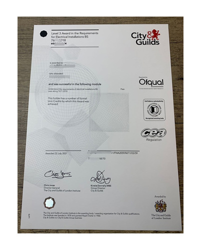 Order Fake City Guilds NVQ level 3 certificate Onli