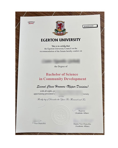 Where can I buy a fake Egerton University certifica