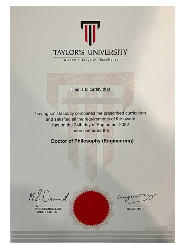 What is a Taylor University certificate?